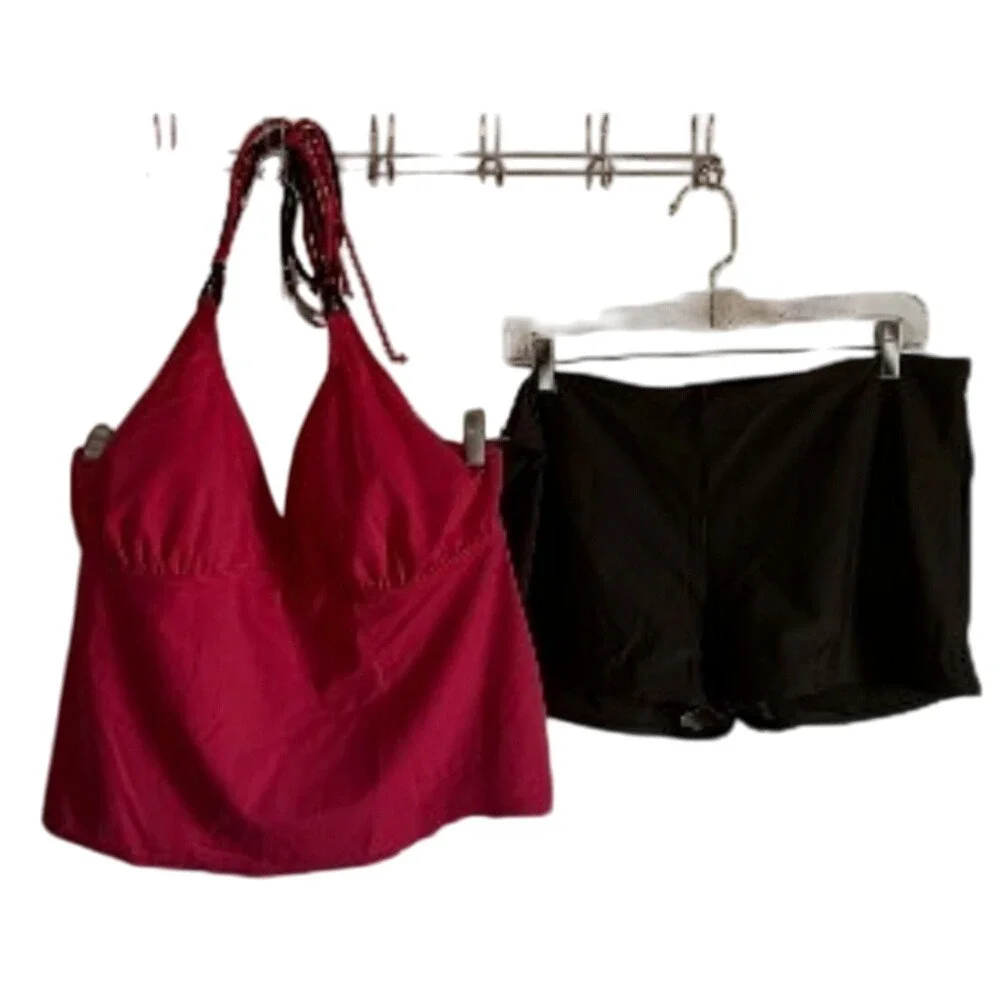 Mossimo & Merona Pink‎ and Brown Tankini SKUW035